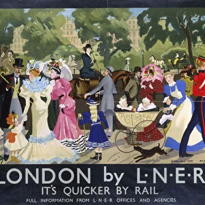 London by LNER, LNER poster, 1933