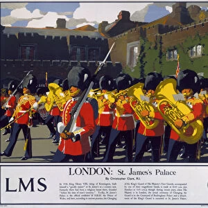 London - St Jamess Palace, LMS poster, 1923-1947