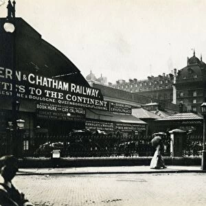 London Victoria station, South Eastern & Chatham Railway, c1900