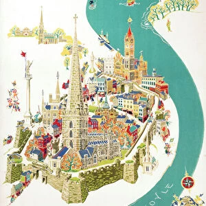 Londonderry, BR poster, 1953