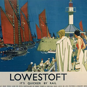 Lowestoft, LNER / LMS poster, 1930