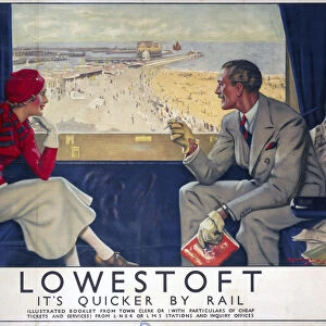 Lowestoft, LNER / LMS poster, 1933