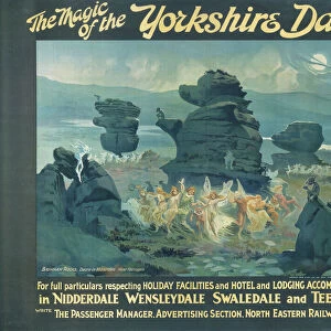 The Magic of the Yorkshire Dales, NER poster, 1914