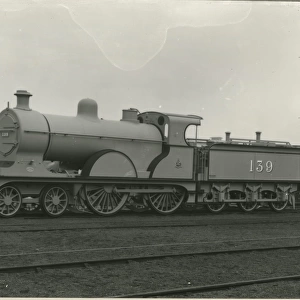 Midland Railway 4-4-0 steam locomotive number 1738. Built Derby in November 1885 1738