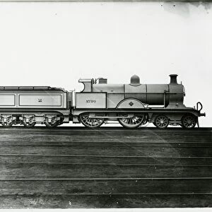Midland Railway Class 2 4-4-0 steam locomotive number 2594. Built by Nielson and Co in 1901
