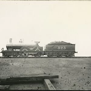 Midland Railway Class 2 4-4-0 steam locomotive number 1743. Built at Derby in 1886