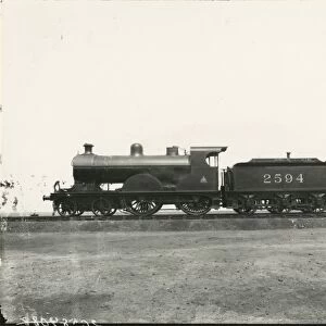 Midland Railway Class 3, 4-4-0 steam locomotive number 864. Built Derby in September