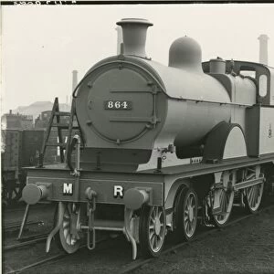 Midland Railway Class 4, 4-4-0 steam locomotive number 998. Built Derby in April 1909