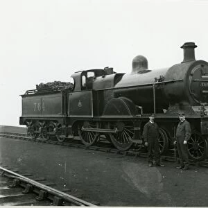 Midland Railway Class 4, 4-4-0 steam locomotive (990 class). Drawing no. 10-8003