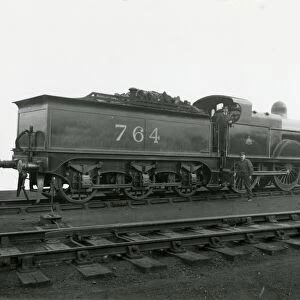 Midland Railway Class 4, 4-4-0 steam locomotive (999 class). Drawing no. 07-7161