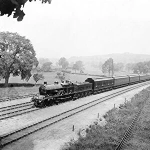 Midland Railway express train at Duffield, 1904