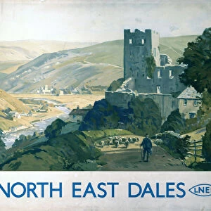 North East Dales, LNER poster, c 1930s