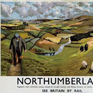 Northumberland, BR poster, 1948-1965