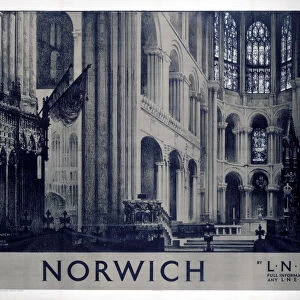 Norwich, LNER poster, 1923-1947