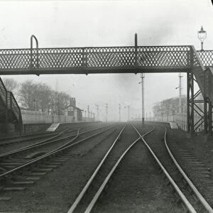 The Oaks station, Bolton, Lancashire and Yorkshire Railway, about 1902. View of the station
