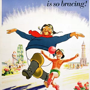 Old and young find Skegness is so bracing!, BR poster, c 1961