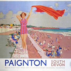 Paignton, GWR poster, 1937