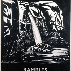 Rambles on the Yorkshire Coast and Moors, LNER poster, 1923-1947