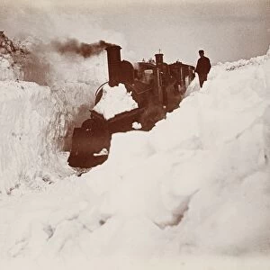 Snow on the Highland Railway, 1895