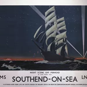 Southend-on-Sea, LMS / LNER poster, 1930s