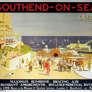 Southend-on-Sea, LNER poster, 1923-1947