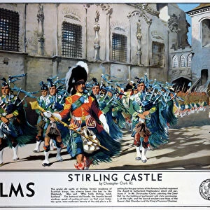 Stirling Castle, LMS poster, 1923-1947