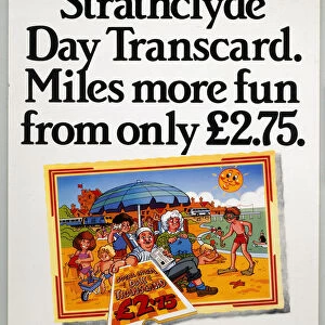 Strathclyde Day Transcard, c1980s