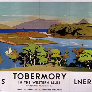 Tobermory, LMS / LNER poster, 1923-1947
