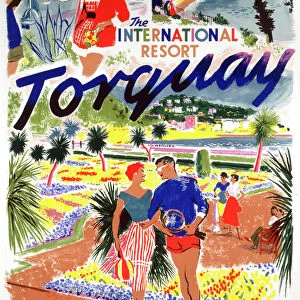 Torquay, BR poster, 1956