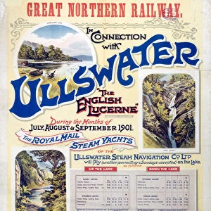 Ullswater - The English Lucerne, GNR poster, 1901