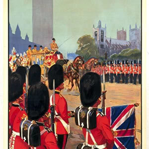 Visitez l Angleterre, Chemins de Fer de l Etat and SR poster, 1932