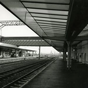 Wakefield Westgate station, British Rail, January 1987