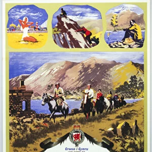 Welcome to Wales - Croeso i Gymru, BR (WR) poster, 1960
