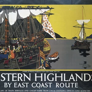 Western Highlands by East Coast Route, LNER poster, 1939