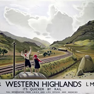 Western Highlands, LNER poster, 1923-1947