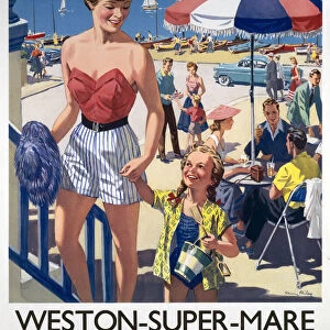 Weston-super-Mare, BR poster, 1952