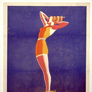 Weston-super-Mare, LMS poster, c 1930s