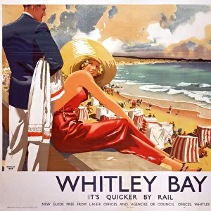 Whitley Bay, LNER poster, 1939