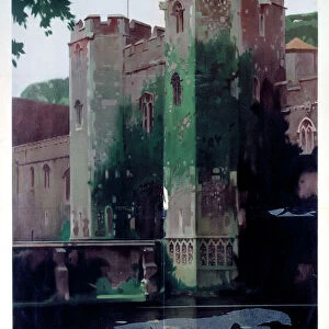 Wingfield Castle, LNER poster, 1923-1947