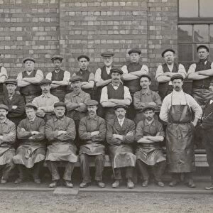 Workers at Doncaster works, South Yorkshire, c 1916