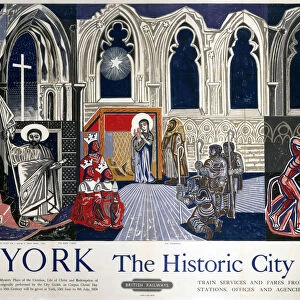 York, BR poster, 1954
