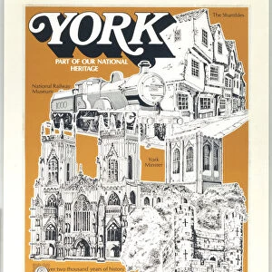 York - Part of our National Heritage, BR poster c1970s