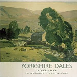 Yorkshire Dales, LNER poster, 1940