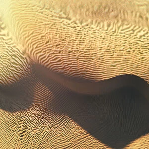 Aerial View of Sand Dunes