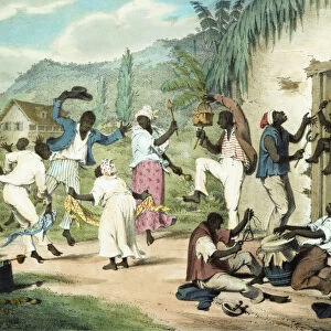 African Trinidadians Dancing and Singing