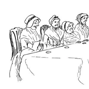 Georgian ladies taking tea