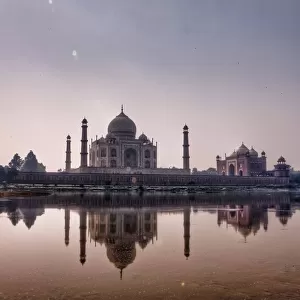 Taj Mahal from Yamuna riverside
