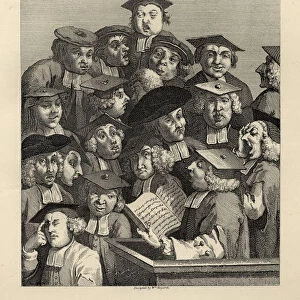 William Hogarth Scholars at a Lecture
