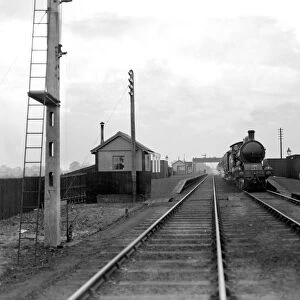 London and North Eastern Railway Wetherby Racecourse Station. 31 October 1924