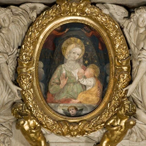 Altar of St. Eusebius, Fresco Our Lady of Peace 15th Century